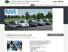 Tablet Screenshot of kae-automotive.de